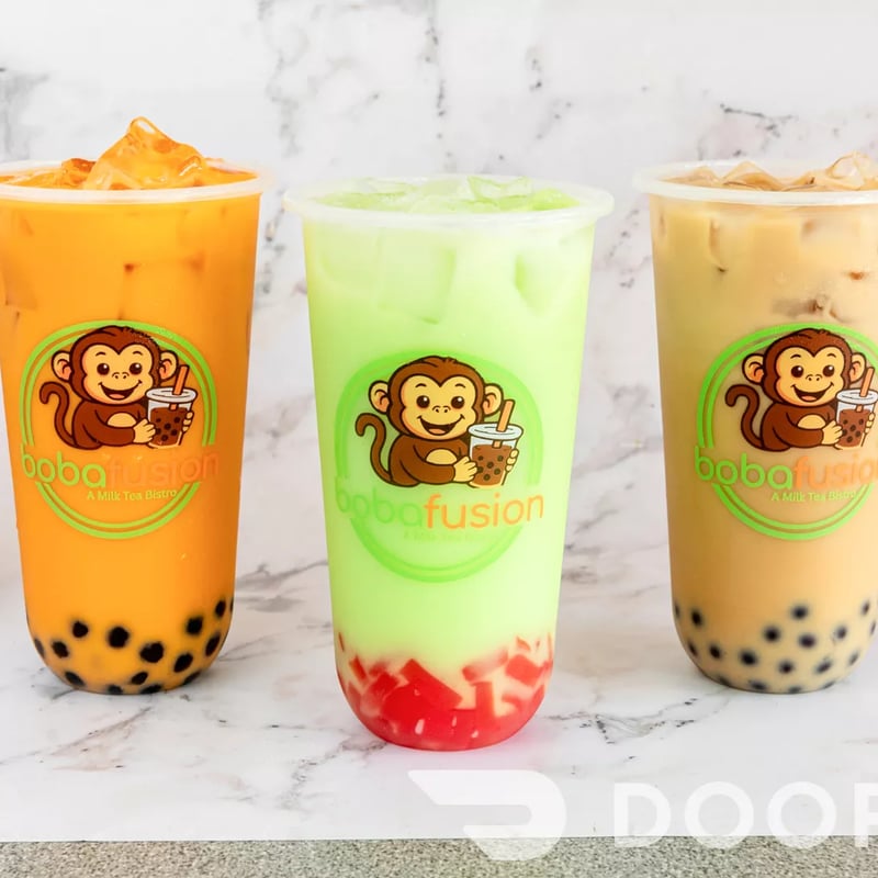 Boba drink lineup