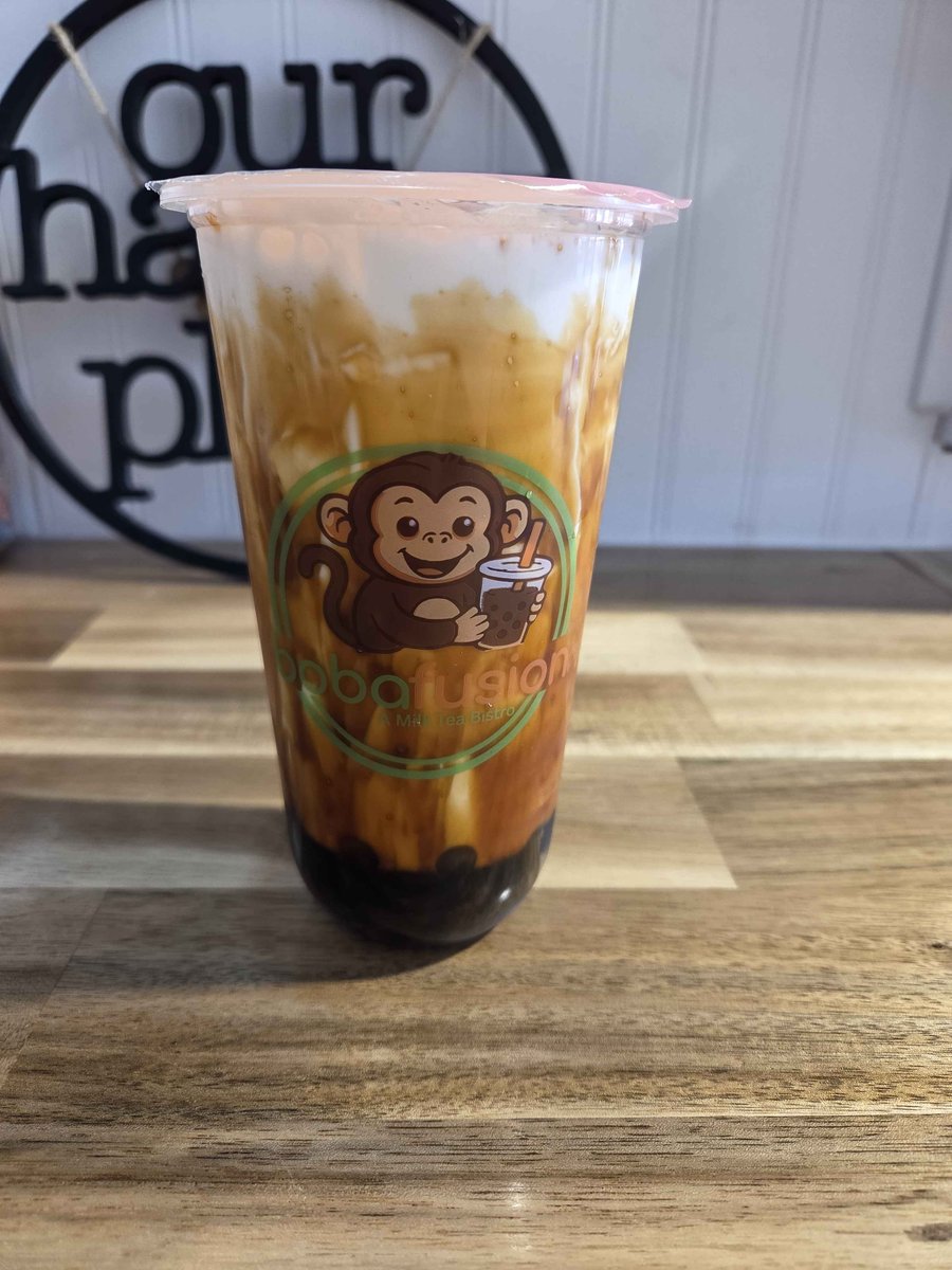 Brown sugar boba milk tea